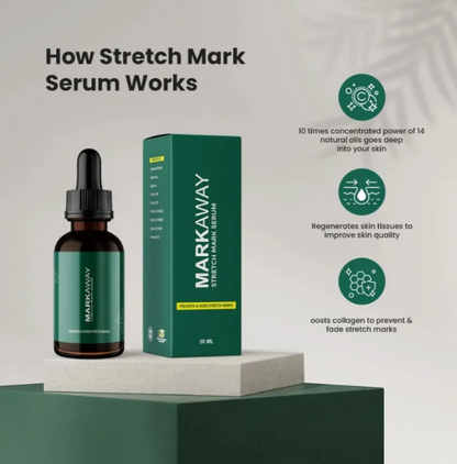 Markaway Stretch Mark Serum | Herbal Skin Repair