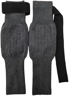 Winter Thermal Knee Warmers for Men & Women (Pair)– Soft Fleece-Lined Leg Warmers for Arthritis,  Cold Protection