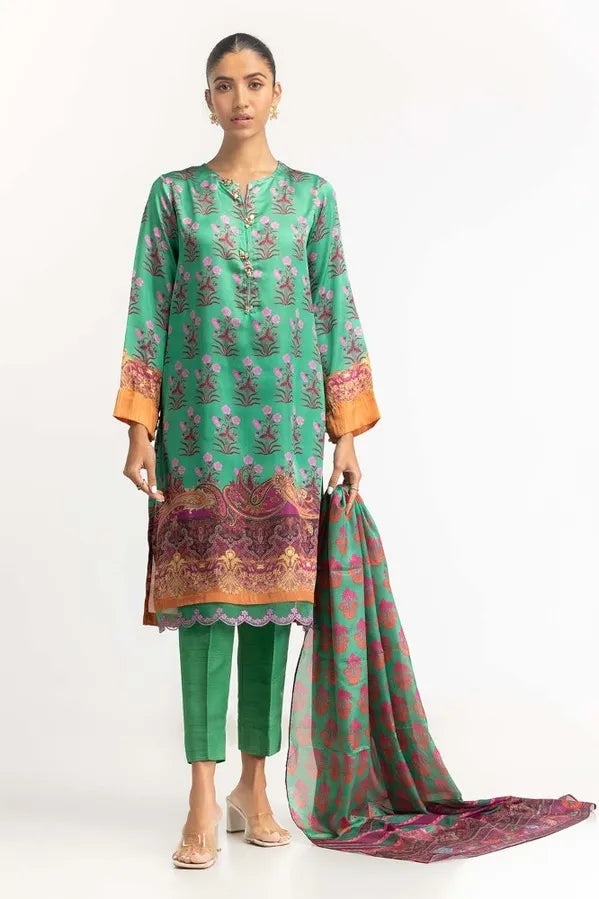3 Piece Printed Lawn Suit