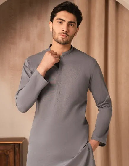 BEIGE RAW SILK SPECIAL KURTA