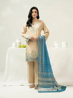 3 Piece Lawn Suit-Embroidered (Pret)