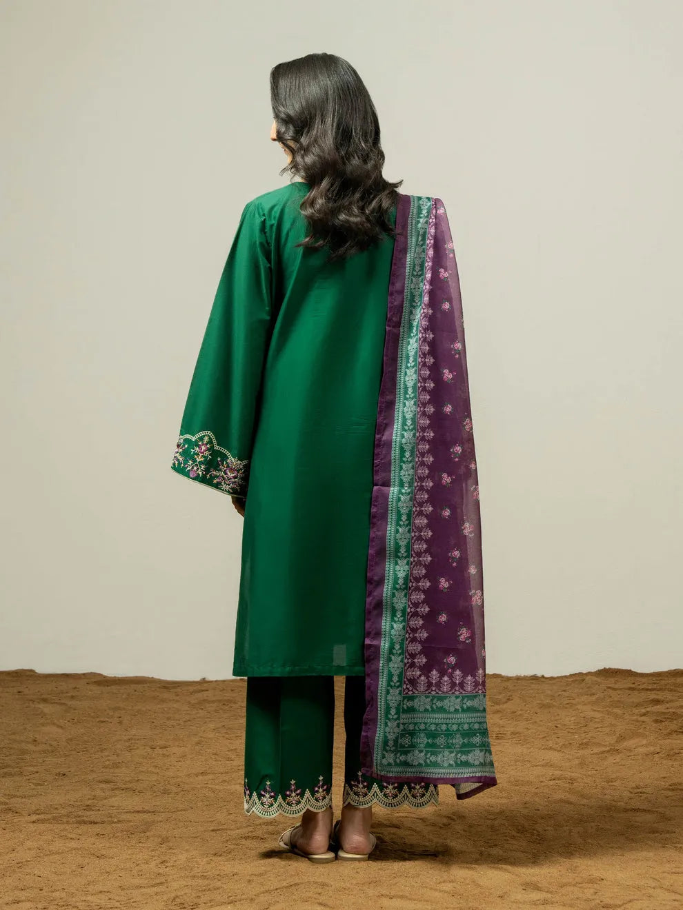 3 Piece Lawn Suit-Embroidered (Pret)